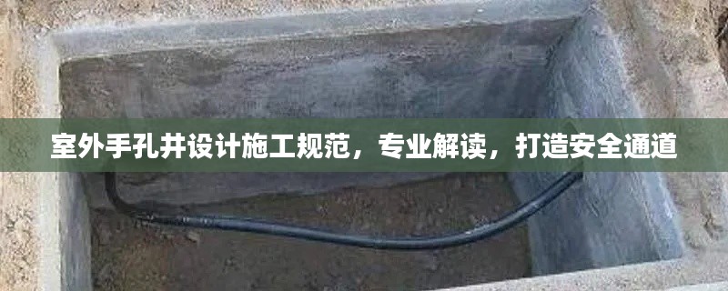 室外手孔井设计施工规范，专业解读，打造安全通道