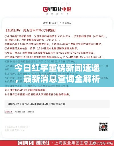 今日红宇重磅新闻速递,最新消息查询全解析