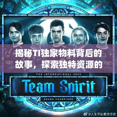 揭秘TI独家物料背后的故事,探索独特资源的神秘面纱