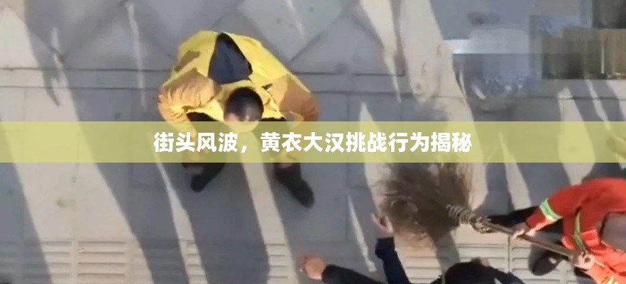街头风波,黄衣大汉挑战行为揭秘