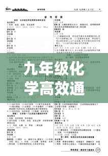 九年级化学高效通答案揭秘，解锁高效学习秘诀，轻松掌握知识点！
