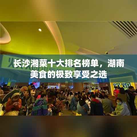 长沙湘菜十大排名榜单,湖南美食的极致享受之选