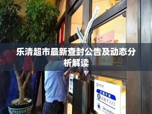 乐清超市最新查封公告及动态分析解读