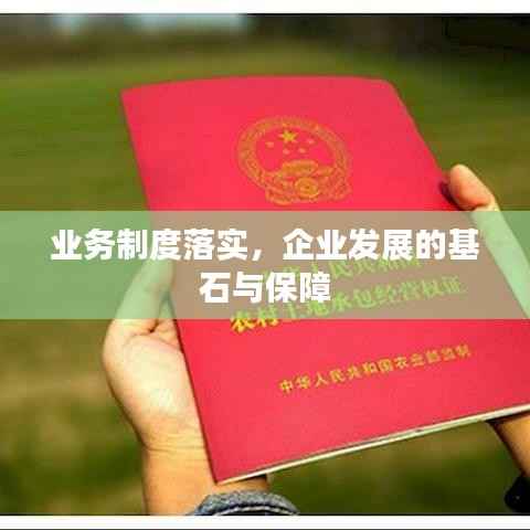 业务制度落实，企业发展的基石与保障