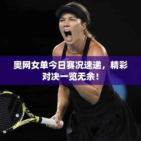 奥网女单今日赛况速递,精彩对决一览无余!