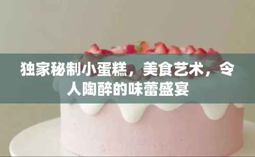 独家秘制小蛋糕，美食艺术，令人陶醉的味蕾盛宴