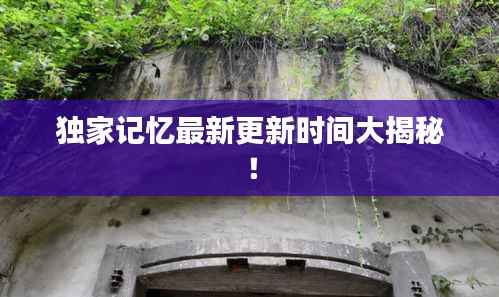 独家记忆最新更新时间大揭秘!