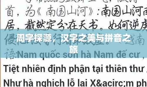 周字探源,汉字之美与拼音之旅