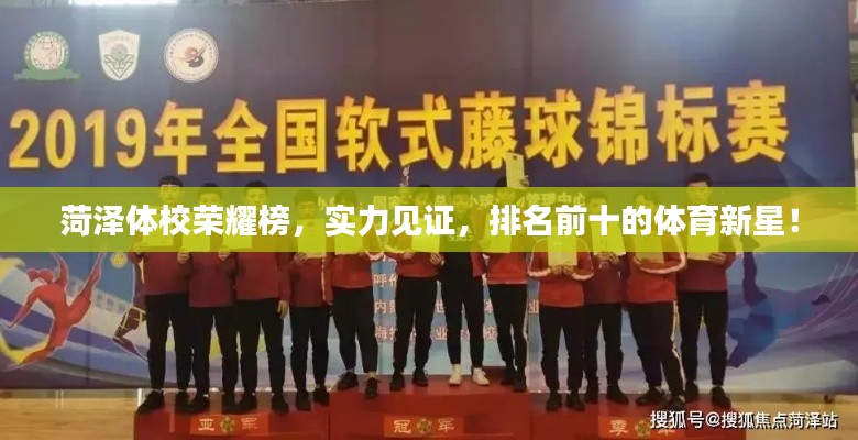 菏泽体校荣耀榜,实力见证,排名前十的体育新星!