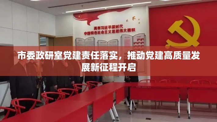 市委政研室党建责任落实,推动党建高质量发展新征程开启