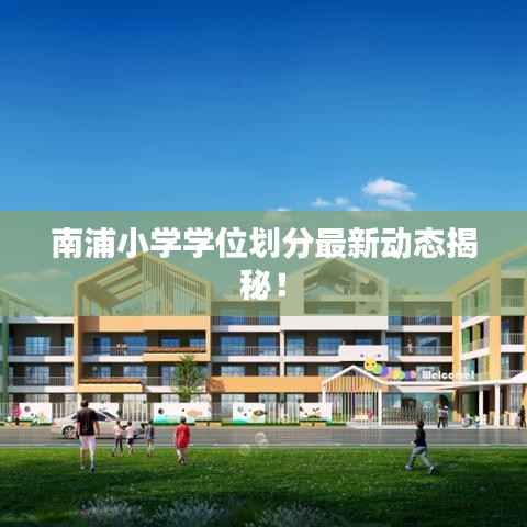 南浦小学学位划分最新动态揭秘!