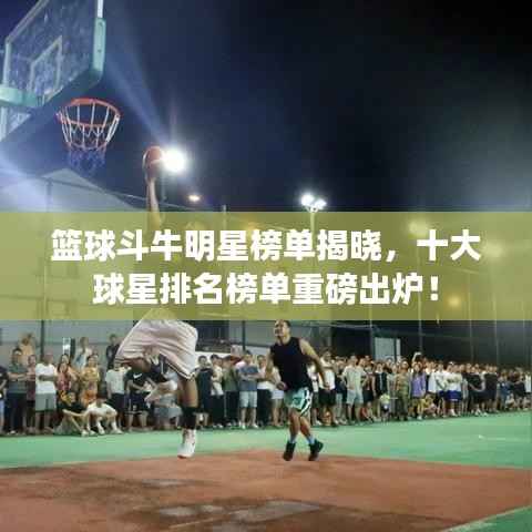 篮球斗牛明星榜单揭晓，十大球星排名榜单重磅出炉！