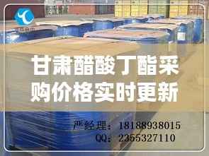 甘肃醋酸丁酯采购价格实时更新,行业最新动态解析