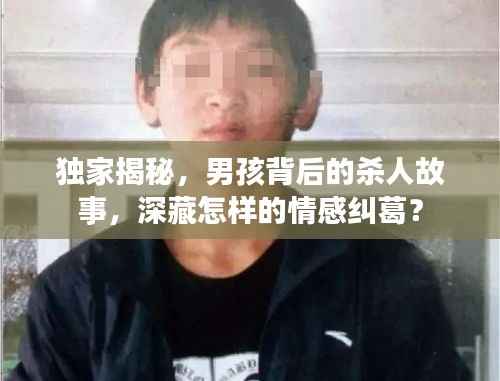 独家揭秘，男孩背后的杀人故事，深藏怎样的情感纠葛？