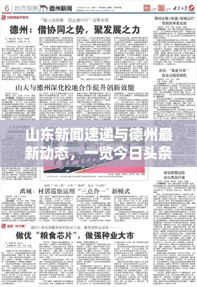 山东新闻速递与德州最新动态，一览今日头条