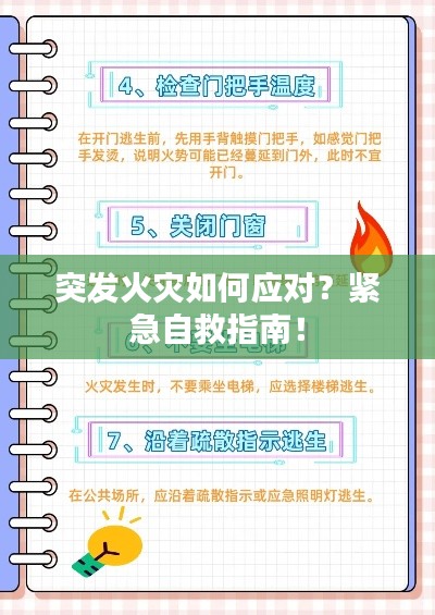 突发火灾如何应对?紧急自救指南!