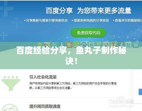 百度经验分享,鱼丸子制作秘诀!