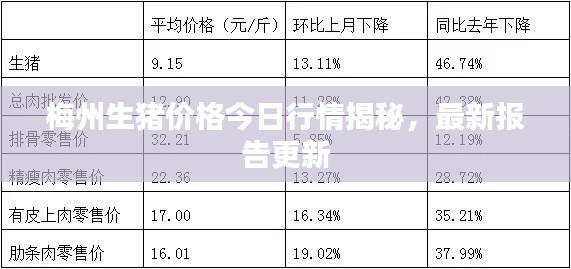 梅州生猪价格今日行情揭秘，最新报告更新