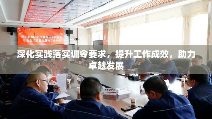 深化实践落实训令要求，提升工作成效，助力卓越发展