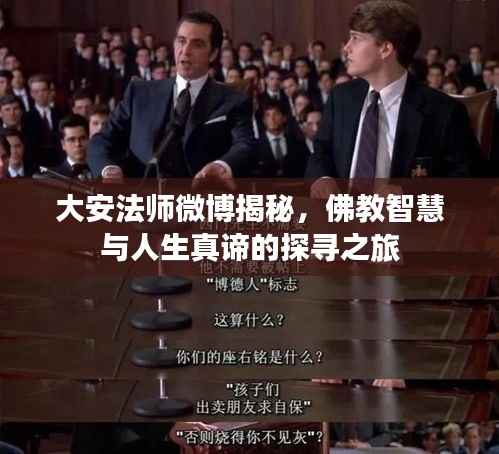 大安法师微博揭秘,佛教智慧与人生真谛的探寻之旅