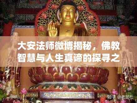 大安法师微博揭秘,佛教智慧与人生真谛的探寻之旅