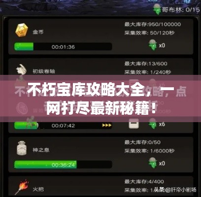 不朽宝库攻略大全，一网打尽最新秘籍！