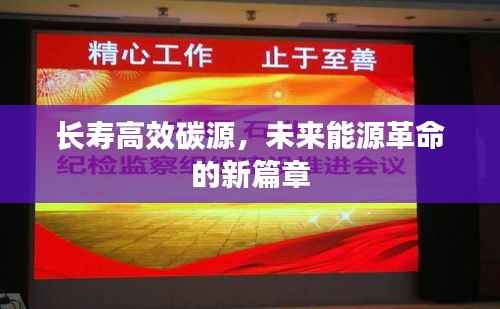 长寿高效碳源,未来能源革命的新篇章