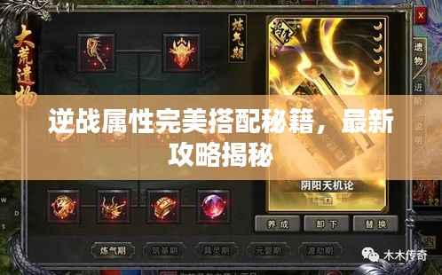 逆战属性完美搭配秘籍，最新攻略揭秘