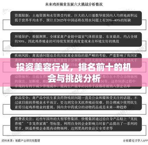 投资美容行业，排名前十的机会与挑战分析