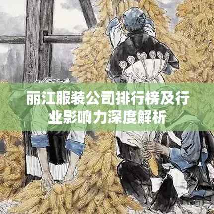 丽江服装公司排行榜及行业影响力深度解析