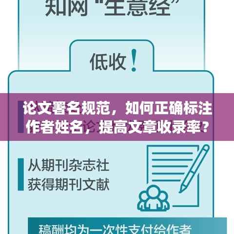 论文署名规范,如何正确标注作者姓名,提高文章收录率?