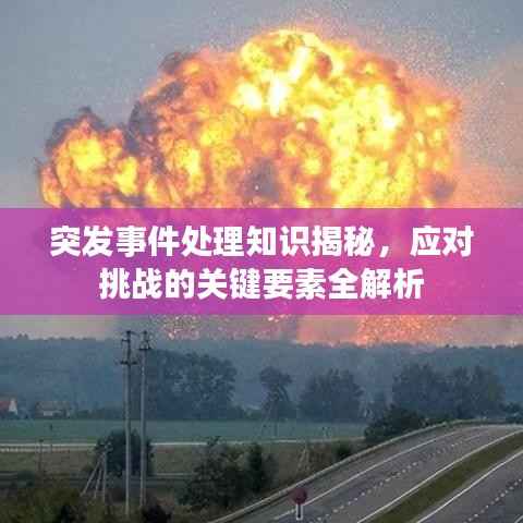 突发事件处理知识揭秘，应对挑战的关键要素全解析