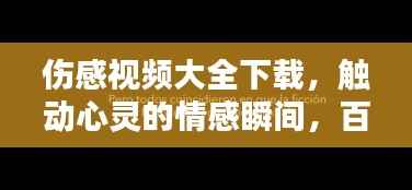 伤感视频大全下载,触动心灵的情感瞬间,百度收录等你寻