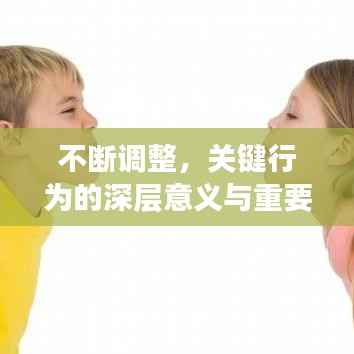 不断调整,关键行为的深层意义与重要性解析